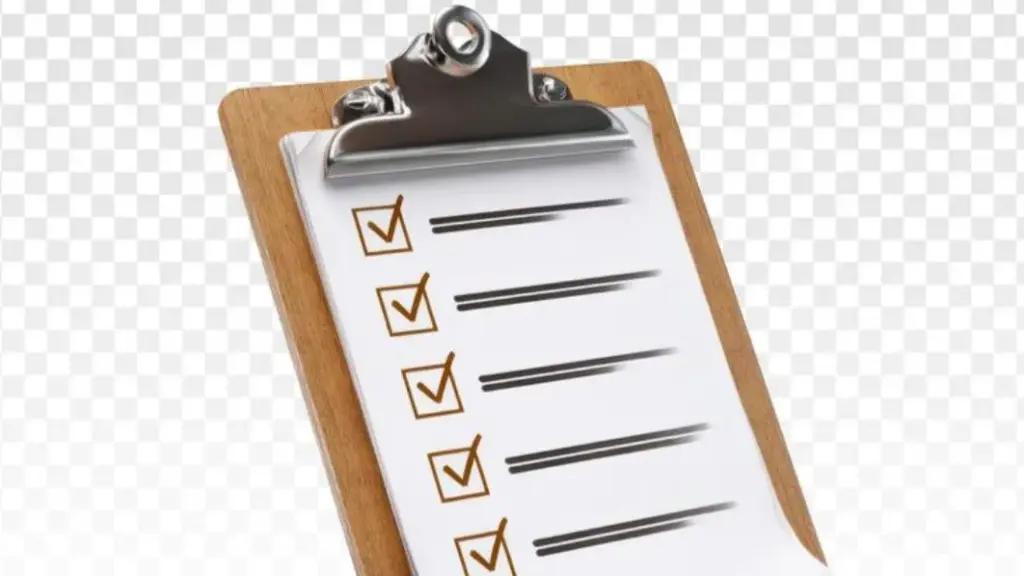 application Checklist